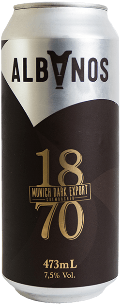 1870 - Munich Dark Lager - Cervejaria Albanos do Brasil