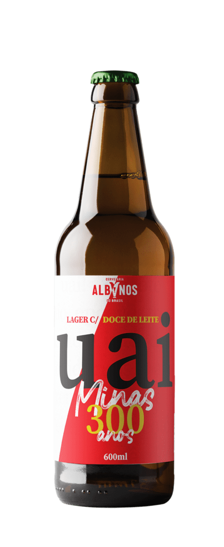 Cerveja Lager Albanos Uai Minas - Cervejaria Albanos do Brasil